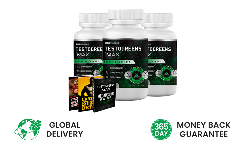 3 Bottles of TestoGreens Max